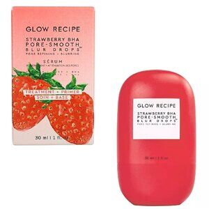 NIB  - Glow Recipe Strawberry BHA Pore-Smooth Blur Drops – 30ml